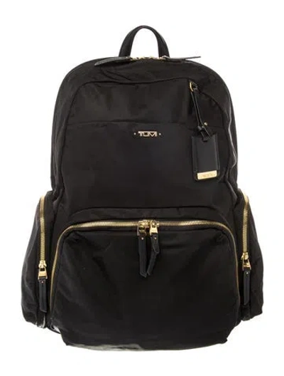 Pre-owned Tumi Nylon Backpack In Black