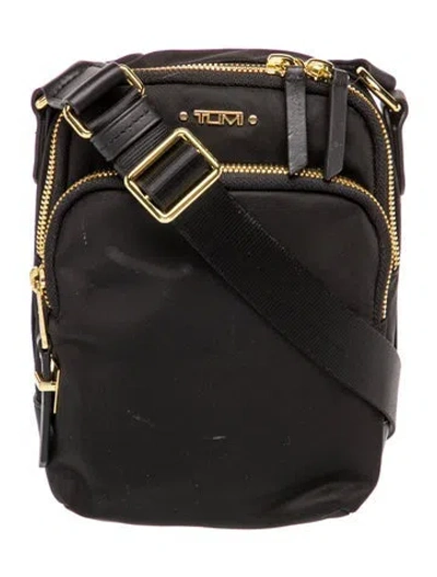 Pre-owned Tumi Nylon Backpack In Black