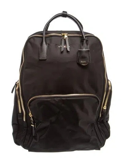 Pre-owned Tumi Nylon Backpack In Black
