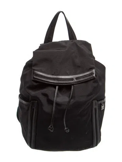 Pre-owned Tumi Nylon Backpack In Black