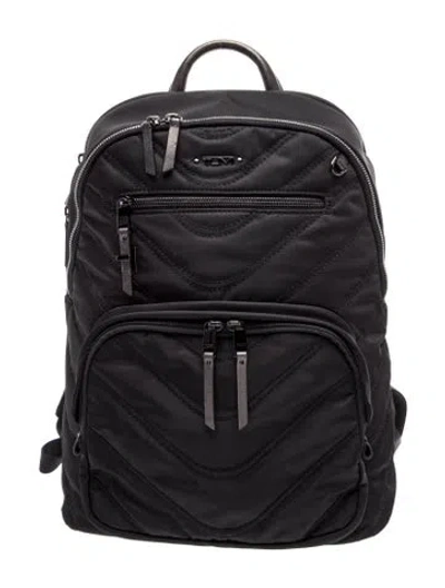 Pre-owned Tumi Nylon Backpack In Black