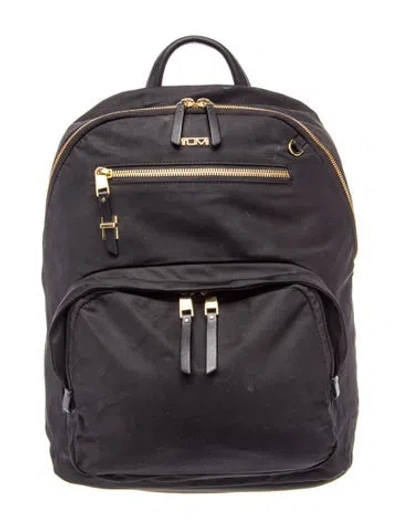 Pre-owned Tumi Nylon Backpack In Black
