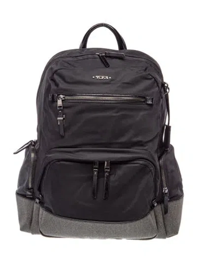 Pre-owned Tumi Nylon Backpack In Black