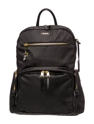 Pre-owned Tumi Nylon Backpack In Black