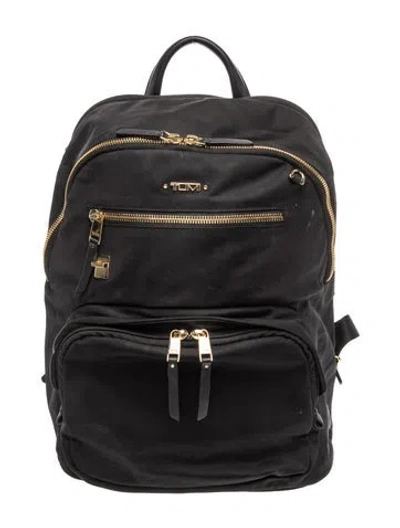 Pre-owned Tumi Nylon Backpack In Black