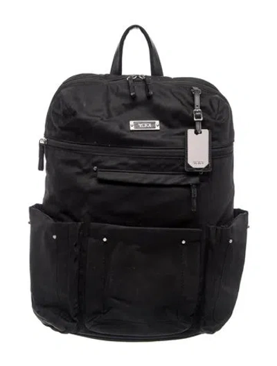 Pre-owned Tumi Nylon Backpack In Black