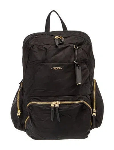 Pre-owned Tumi Nylon Backpack In Black