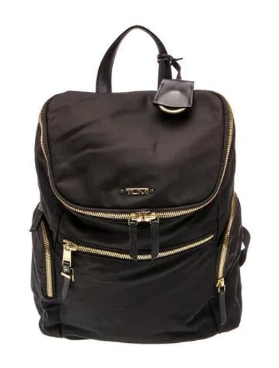 Pre-owned Tumi Nylon Backpack In Black