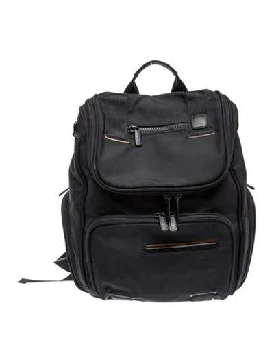 Pre-owned Tumi Nylon Backpack In Black