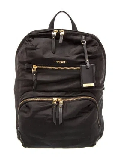 Pre-owned Tumi Nylon Backpack In Black