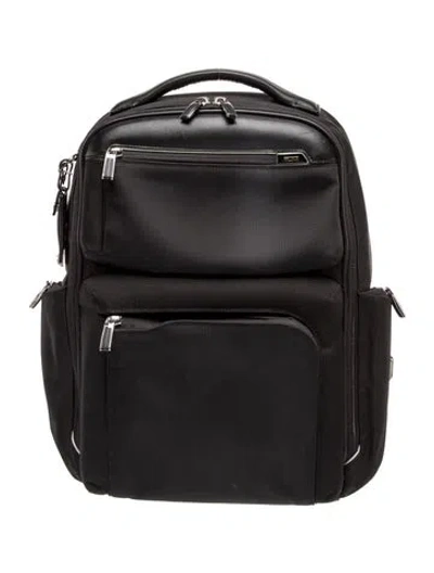 Pre-owned Tumi Nylon Backpack In Black