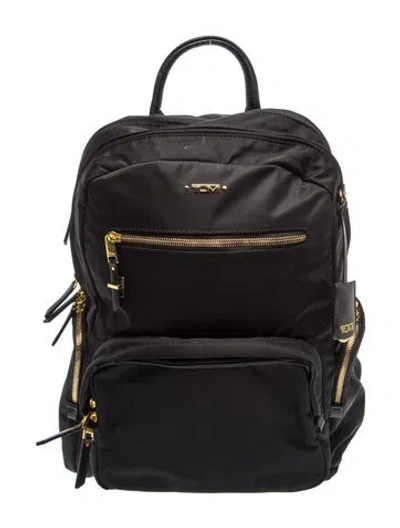 Pre-owned Tumi Nylon Backpack In Black