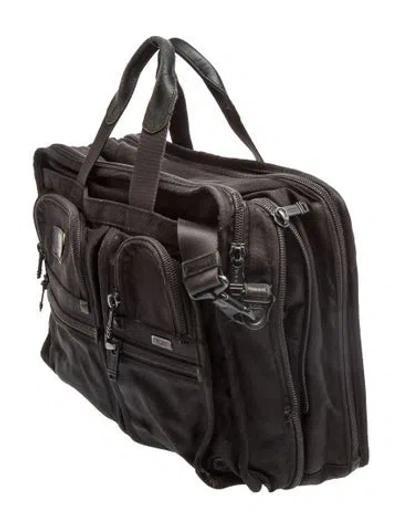 Pre-owned Tumi Nylon Backpack In Black