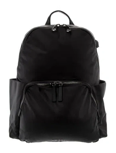Pre-owned Tumi Nylon Backpack In Black