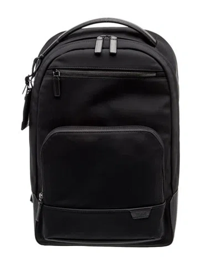 Pre-owned Tumi Nylon Backpack In Black