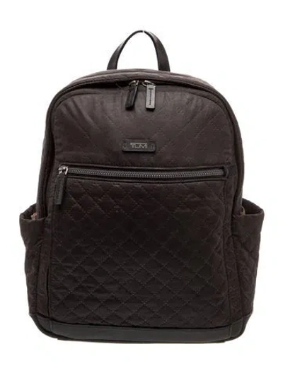 Pre-owned Tumi Nylon Backpack In Black
