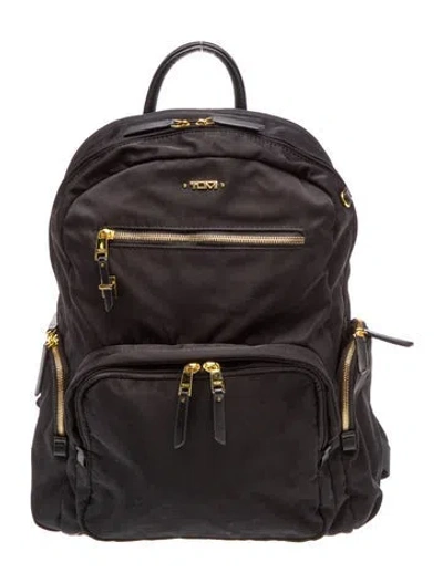 Pre-owned Tumi Nylon Backpack In Black