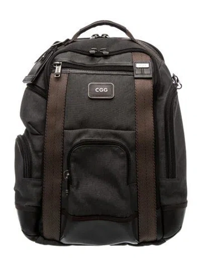 Pre-owned Tumi Nylon Backpack In Black