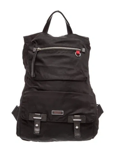 Pre-owned Tumi Nylon Backpack In Black