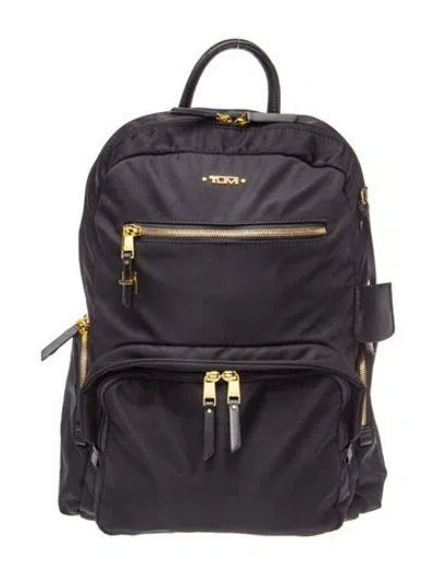 Pre-owned Tumi Nylon Backpack In Black