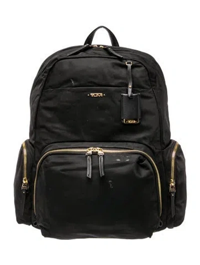 Pre-owned Tumi Nylon Backpack In Black