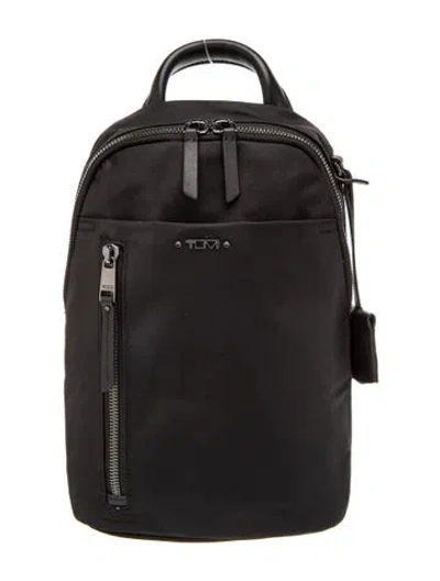 Pre-owned Tumi Nylon Backpack In Black