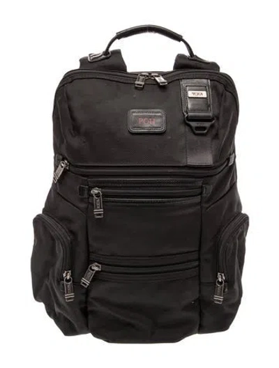 Pre-owned Tumi Nylon Backpack In Black
