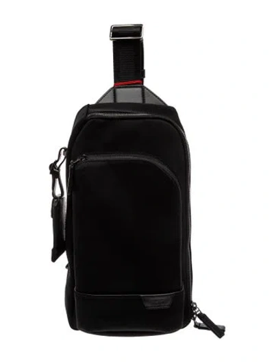Pre-owned Tumi Nylon Backpack In Black