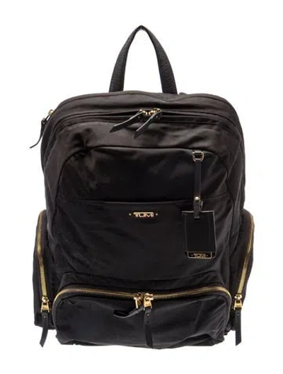 Pre-owned Tumi Nylon Backpack In Black