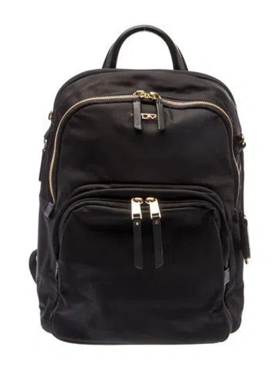 Pre-owned Tumi Nylon Backpack In Black