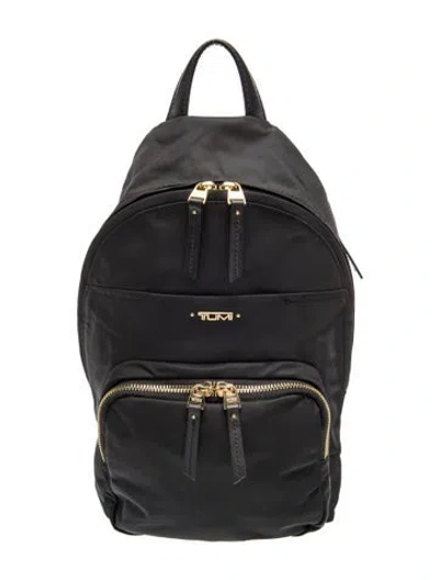 Pre-owned Tumi Nylon Backpack In Black