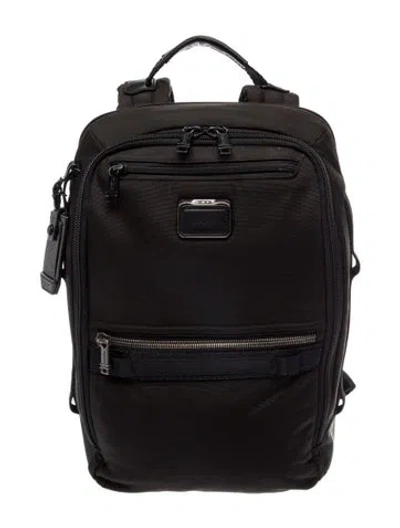 Pre-owned Tumi Nylon Backpack In Black