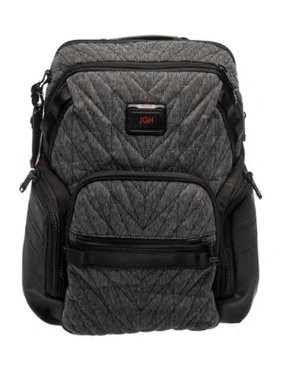 Pre-owned Tumi Nylon Backpack In Black