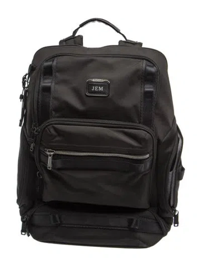 Pre-owned Tumi Nylon Backpack In Black