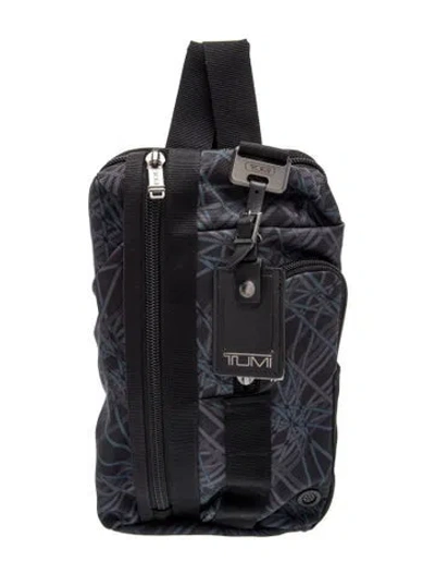 Pre-owned Tumi Nylon Backpack In Black