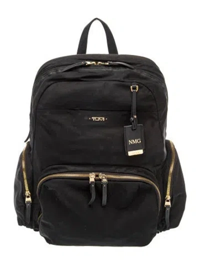 Pre-owned Tumi Nylon Backpack In Black