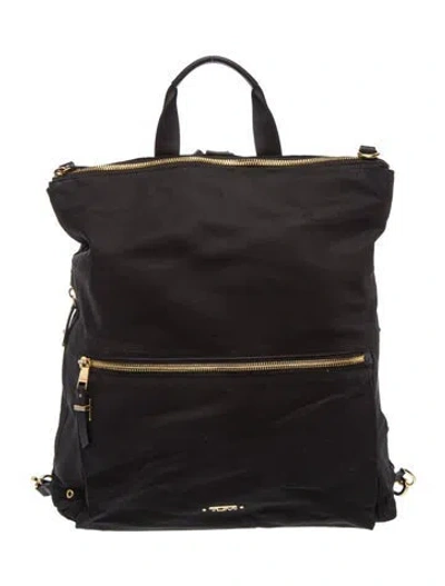 Pre-owned Tumi Nylon Backpack In Black
