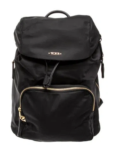 Pre-owned Tumi Nylon Backpack In Black