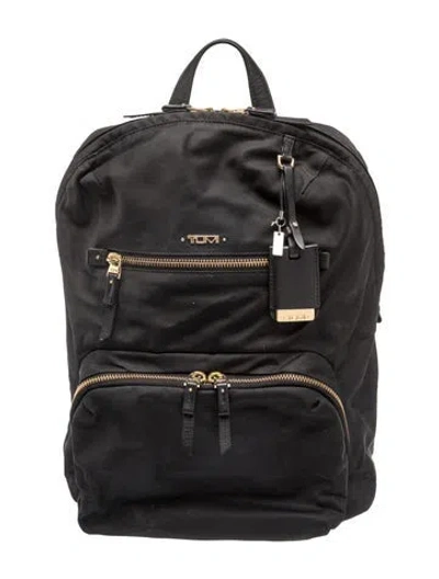 Pre-owned Tumi Nylon Backpack In Black