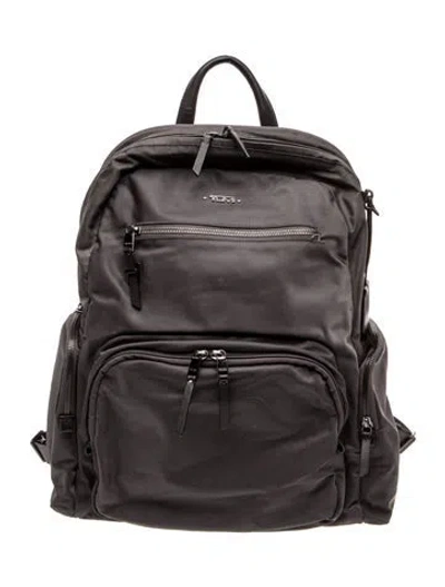 Pre-owned Tumi Nylon Backpack In Black