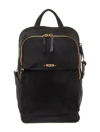 Pre-owned Tumi Nylon Backpack In Black