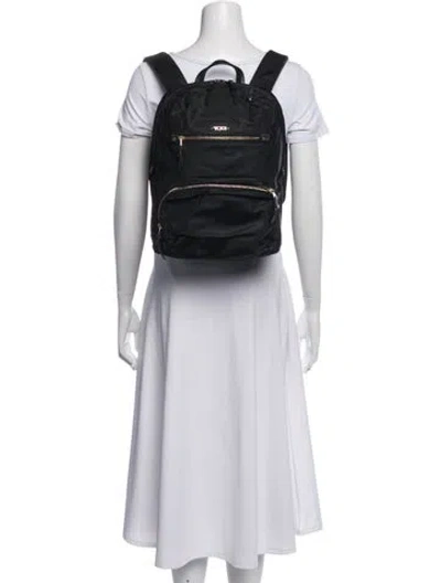 Pre-owned Tumi Nylon Backpack In Black