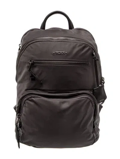 Pre-owned Tumi Nylon Backpack In Black