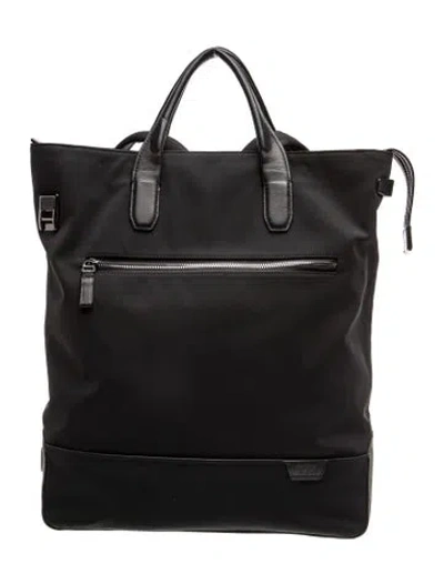 Pre-owned Tumi Nylon Backpack In Black
