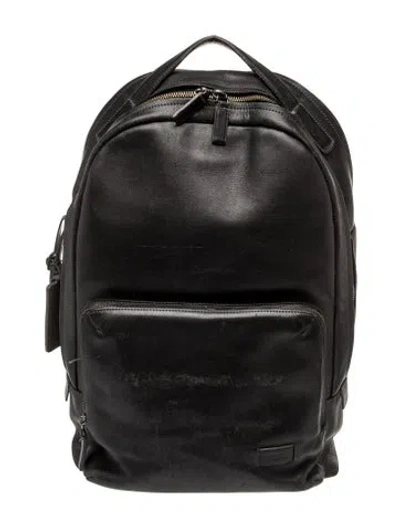 Pre-owned Tumi Nylon Backpack In Black