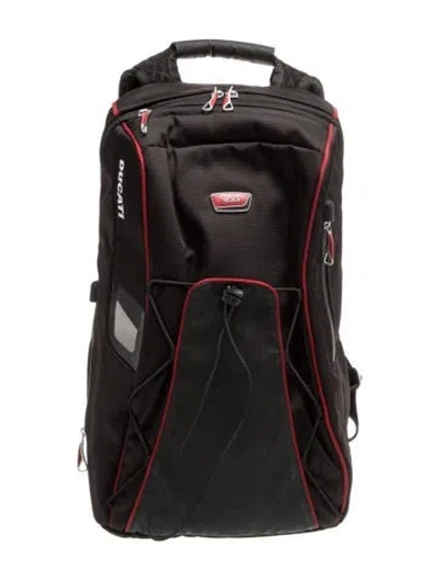 Pre-owned Tumi Nylon Backpack In Black