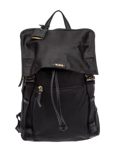 Pre-owned Tumi Nylon Backpack In Black