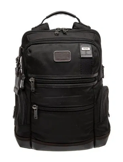 Pre-owned Tumi Nylon Backpack In Black/brown