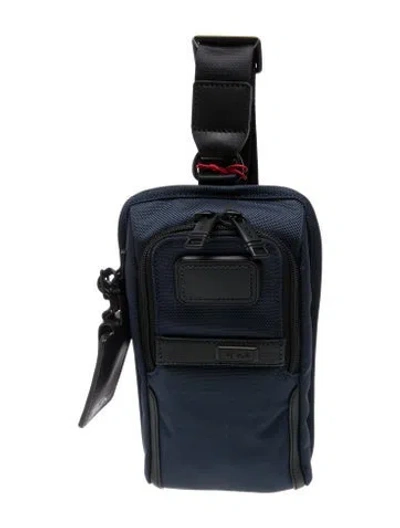 Pre-owned Tumi Nylon Backpack In Blue