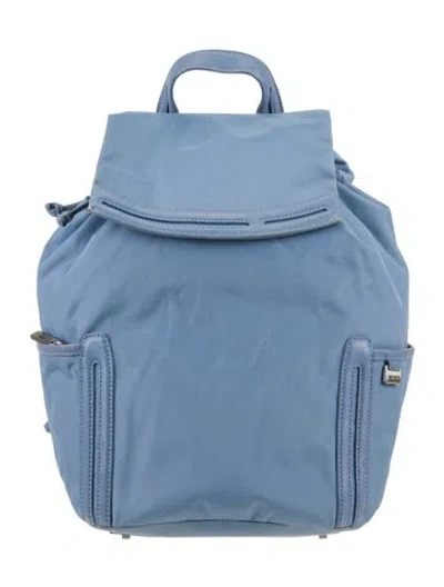 Pre-owned Tumi Nylon Backpack In Blue